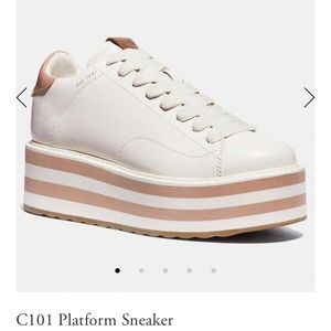 Coach C101 Platform Sneaker (USED)